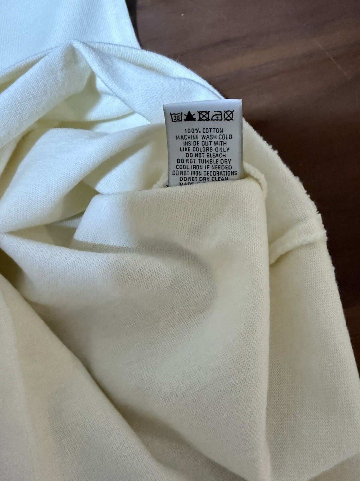 Aime Leon Dore ALD Cycling Logo Tee in Pristine (Cream) Men’s Size XL T-Shirt gallery