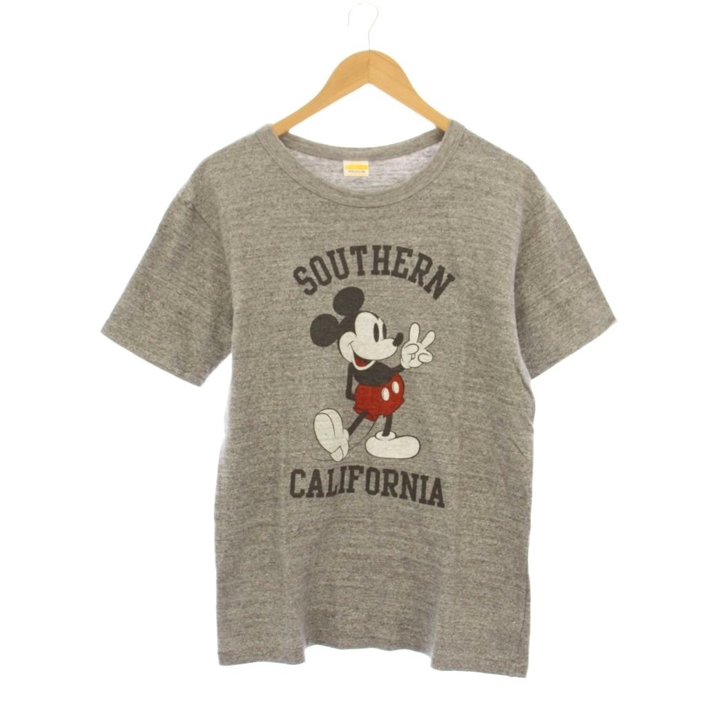 STANDARD CALIFORNIA Disney collaboration Mickey Mouse heathered Tshirt, cut and