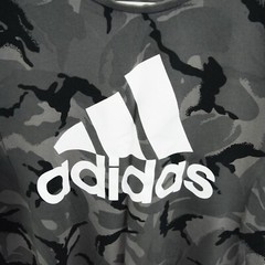Adidas Essentials AOP Gray Camouflage T-Shirt Men’s Size Small