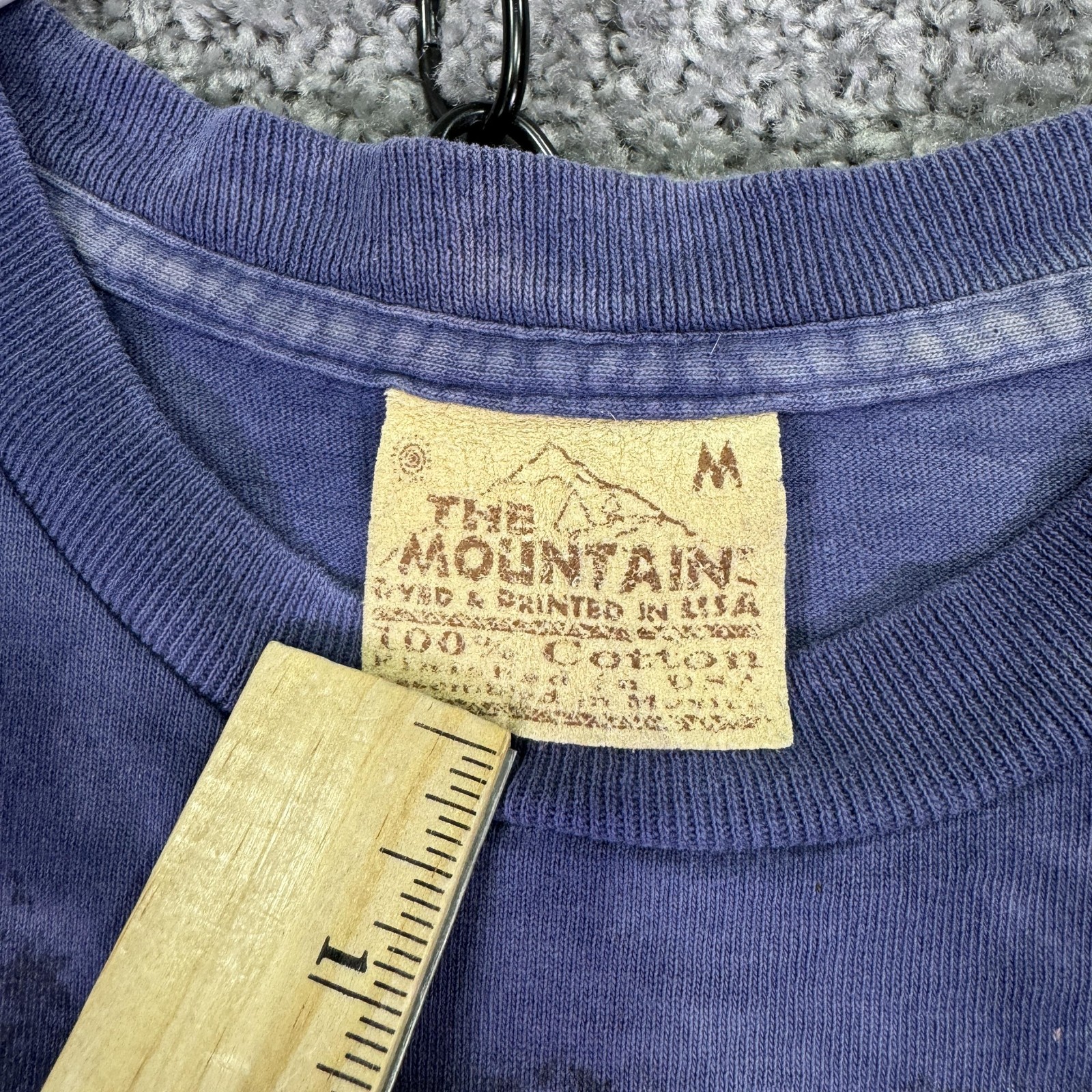 The Mountain Shirt Mens Medium Blue Fairy Moon Graphic Tee Fantasy Tie Dye gallery