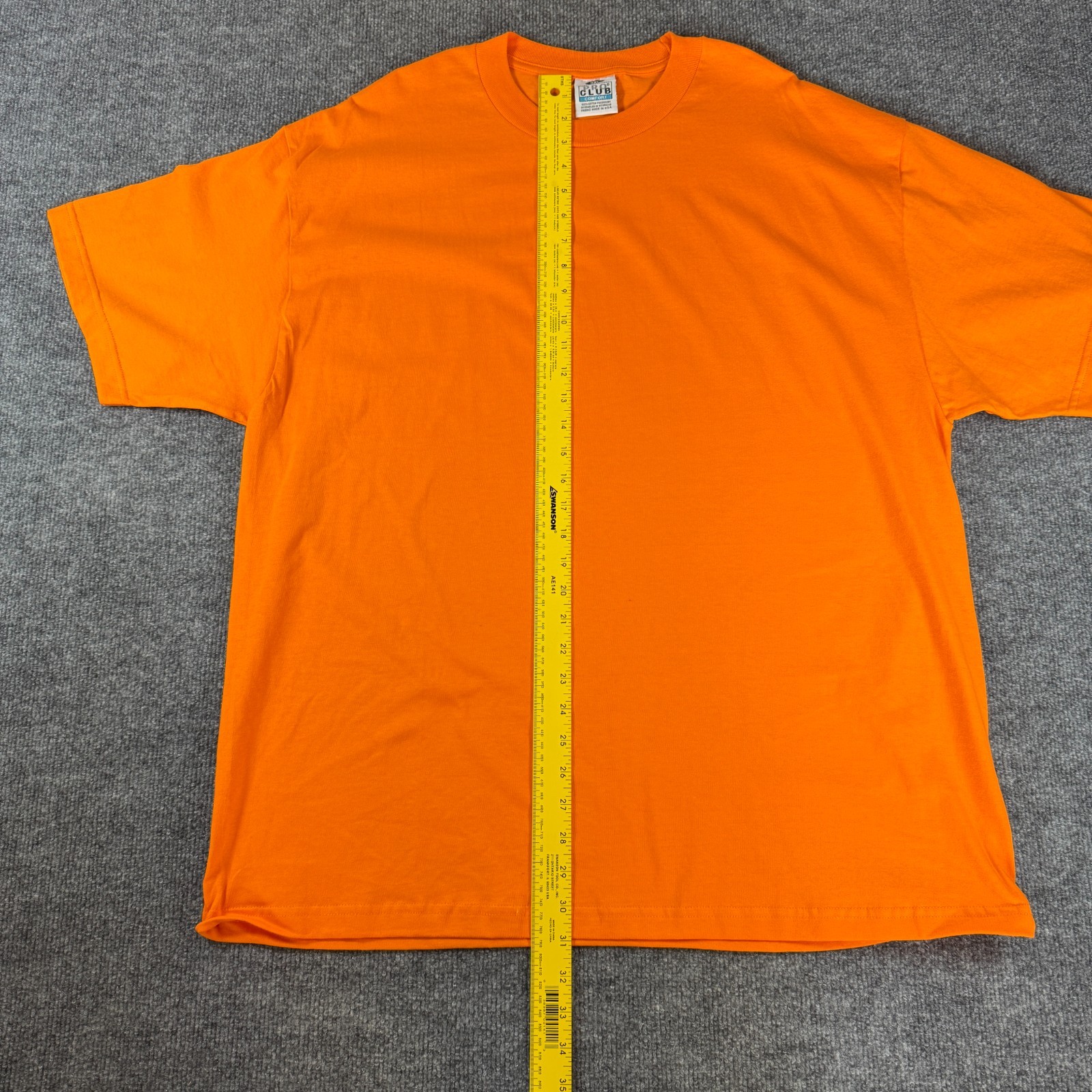 2 NEW PROCLUB HEAVY WEIGHT T-SHIRT ORANGE/BROWN PRO CLUB BLANK 2XL 2PC gallery