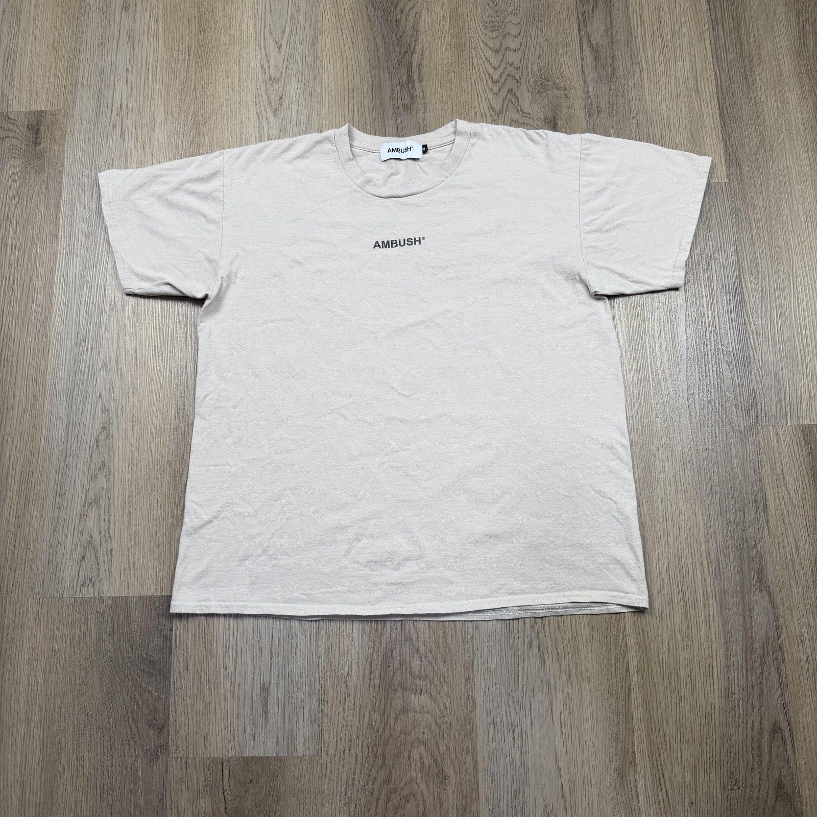 Ambush Shirt Mens XL Beige XL Logo Version Limited Edition Graphic Tee Tokyo gallery