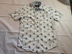 Grateful Dead Section 119 Dancing Bears Shirt Mens S Small Short Sleeve Oxford