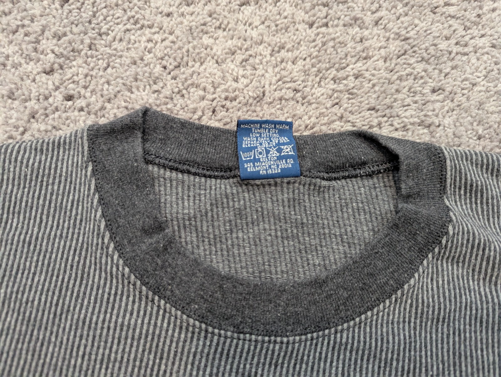 Vintage Kansas CIty T Shirt Mens Large Belton Designer Knits Gray gallery