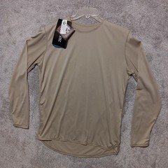 US Army Shirt Medium Beige Gen III Cold Weather Undershirt Military Base Layer