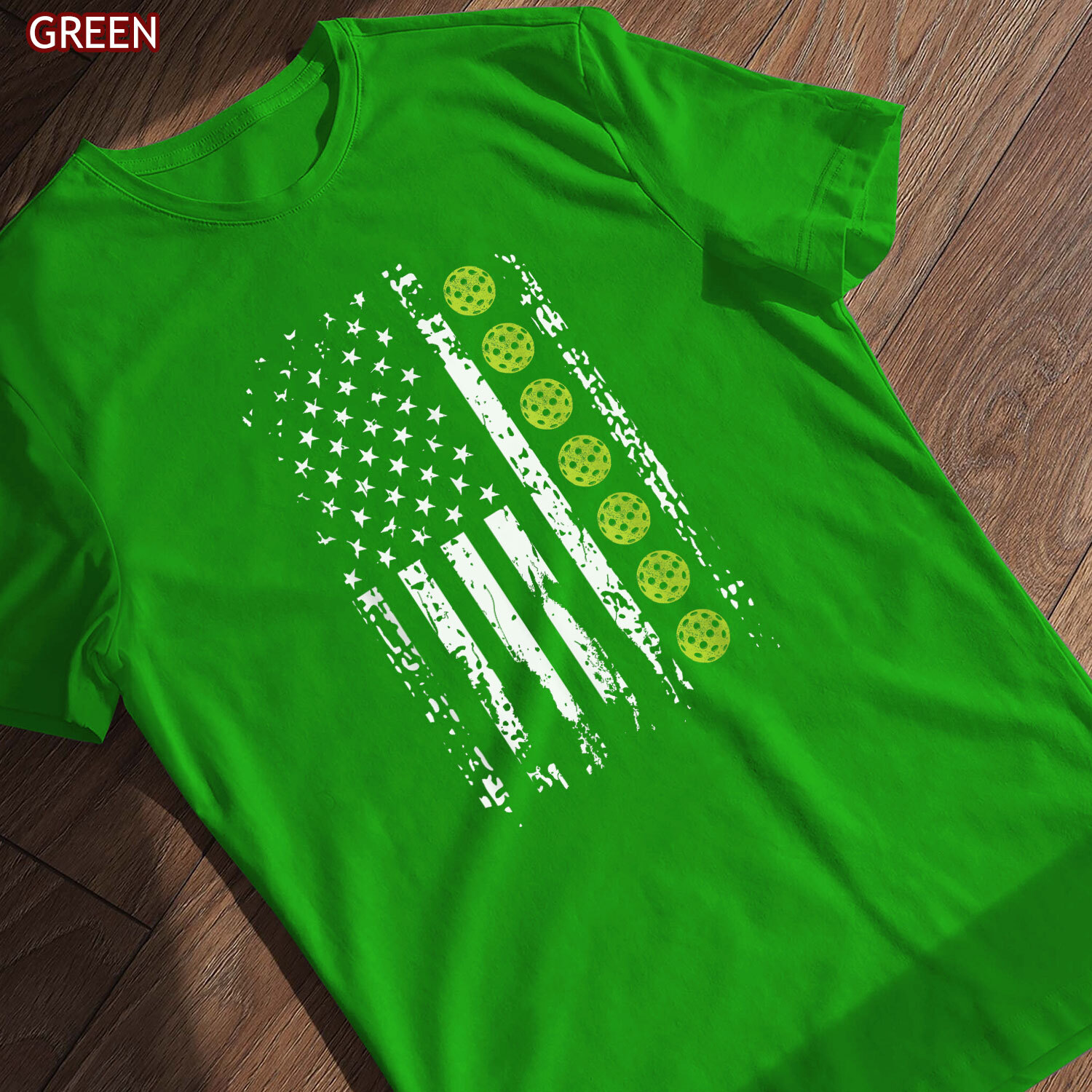 Pickleball Shirt American Flag Tee Gift for Pickleball Player Enthusiasts gallery
