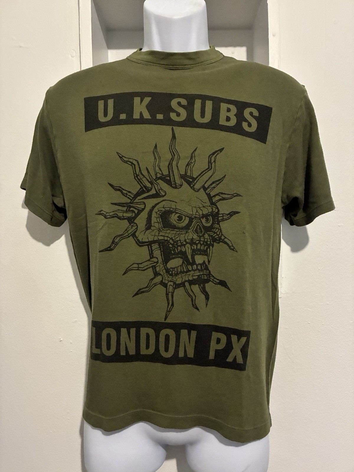 UK Subs shirt vintage Exploited GBH Damned Cock Sparrer Sham 69 Clash Germs punk