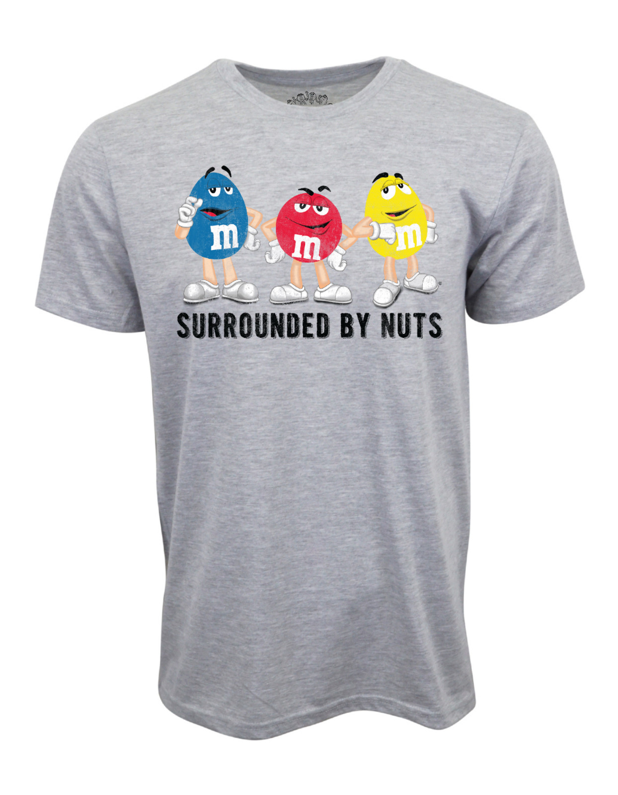 M AND M SURROUNDED BY NUTS GRAPHIC T SHIRT gallery