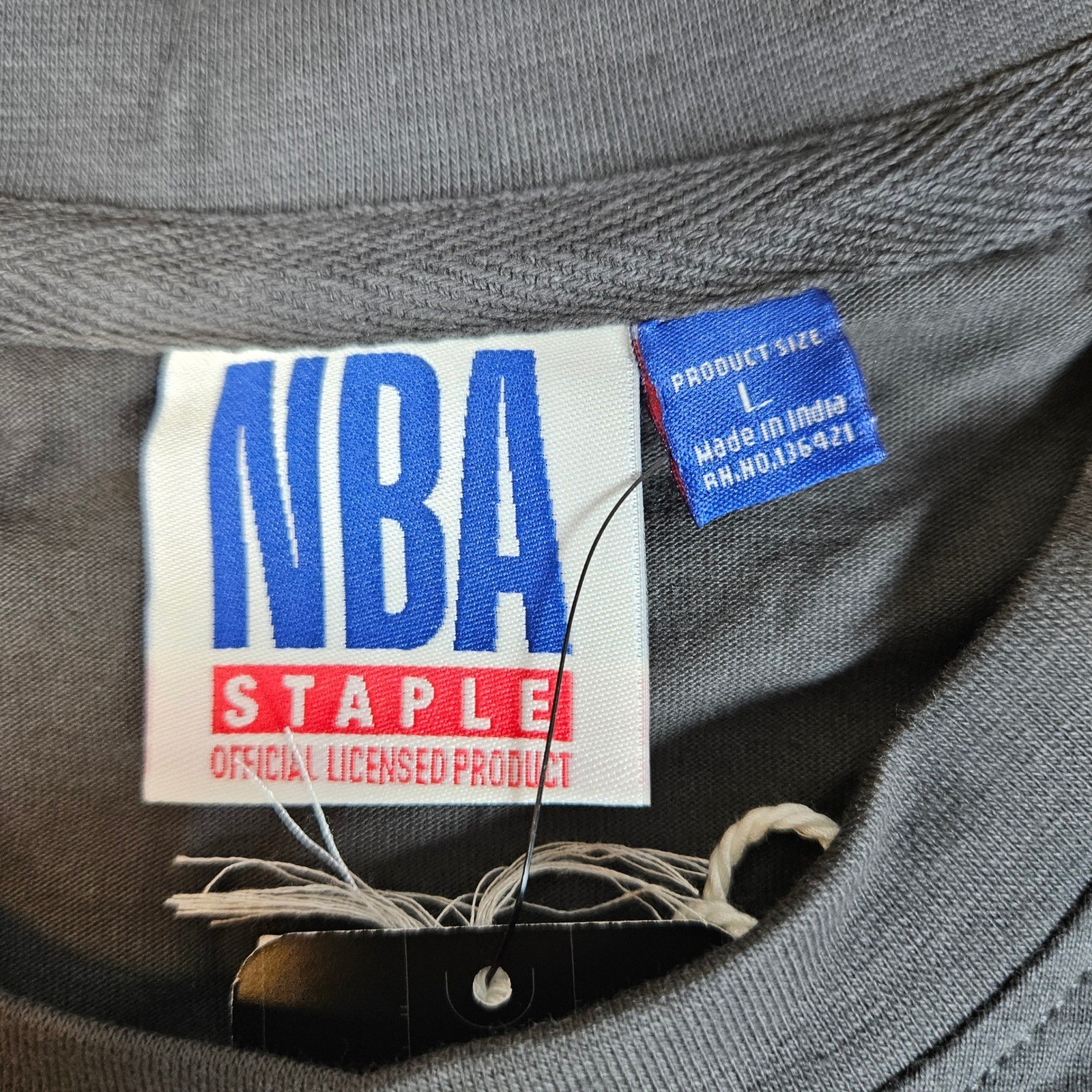 NBA Staple Dallas Mavericks Mens T-Shirt Dallas Made Charcoal Grey ST233TE004 L gallery