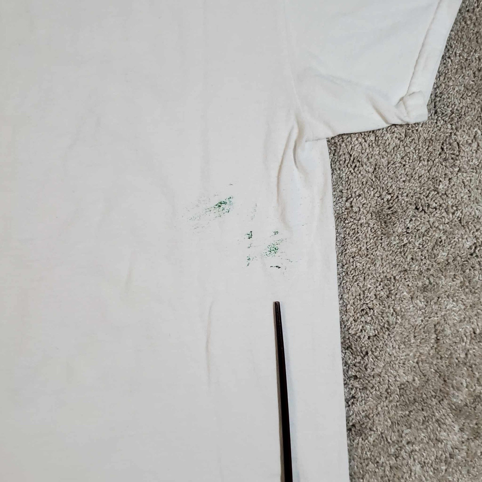 Simpson’s Bartman And Radioactive Man White T Shirt Bart & Homer Medium Distress gallery