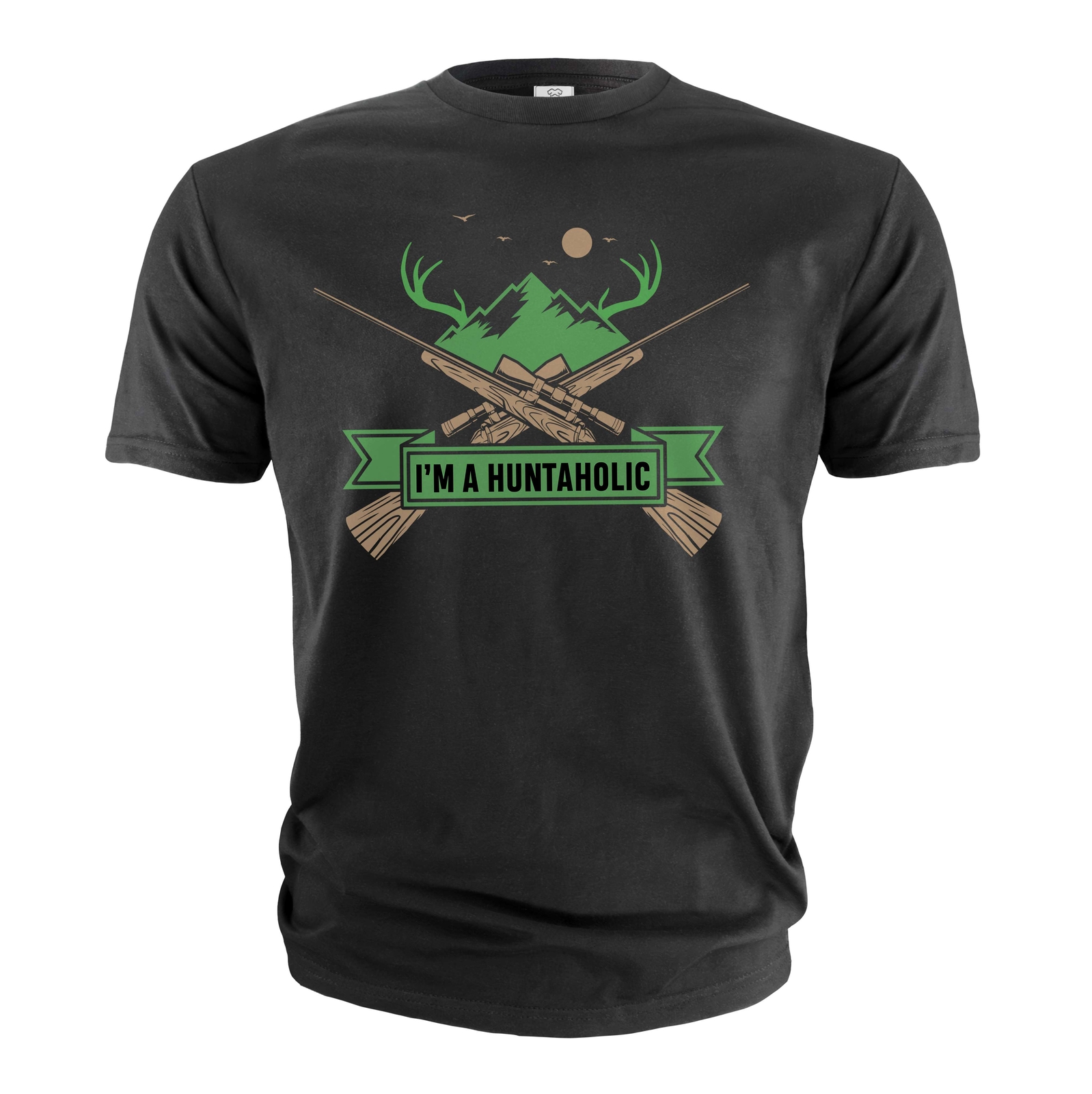 Men's Funny huntaholic Tshirt Hunting funny shirts Hunting birthday tee gallery
