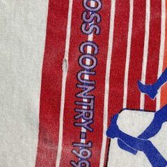 Vintage 1992 Thrashed Distressed Long Sleeve T Shirt Mens XL Running USA Made