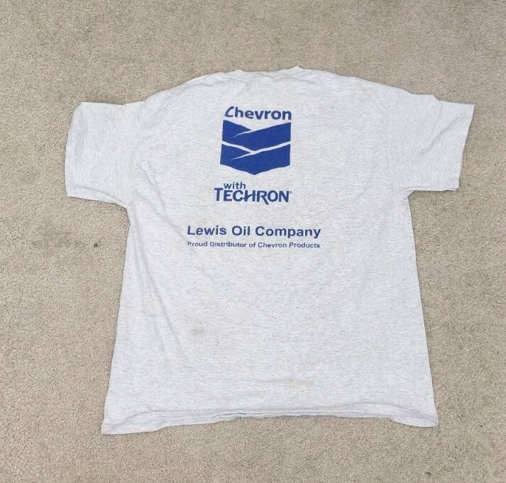 Port & Company Florida Gators Shirt Mens Extra Large XL Gray Blue Chevron Oil gallery
