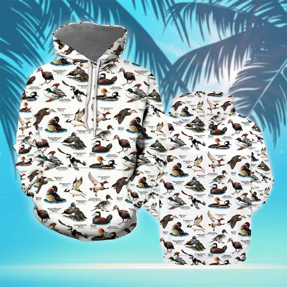 A Lot Of Ducks 3D All Over Print Hoodie Gift For Men & Women Adult gallery