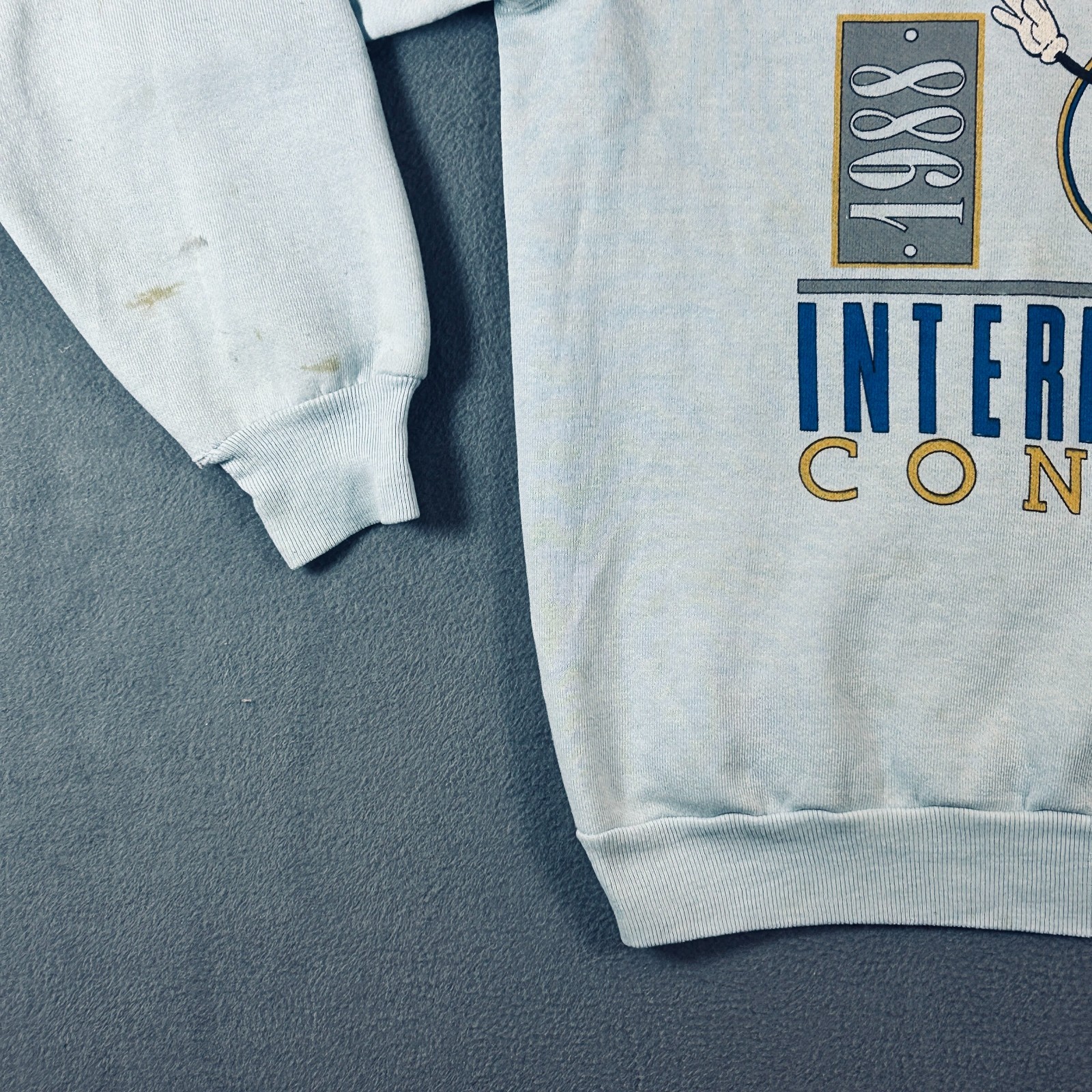 Vintage 1988 California Raisins World Tour Sweatshirt Gray Graphic Concert gallery