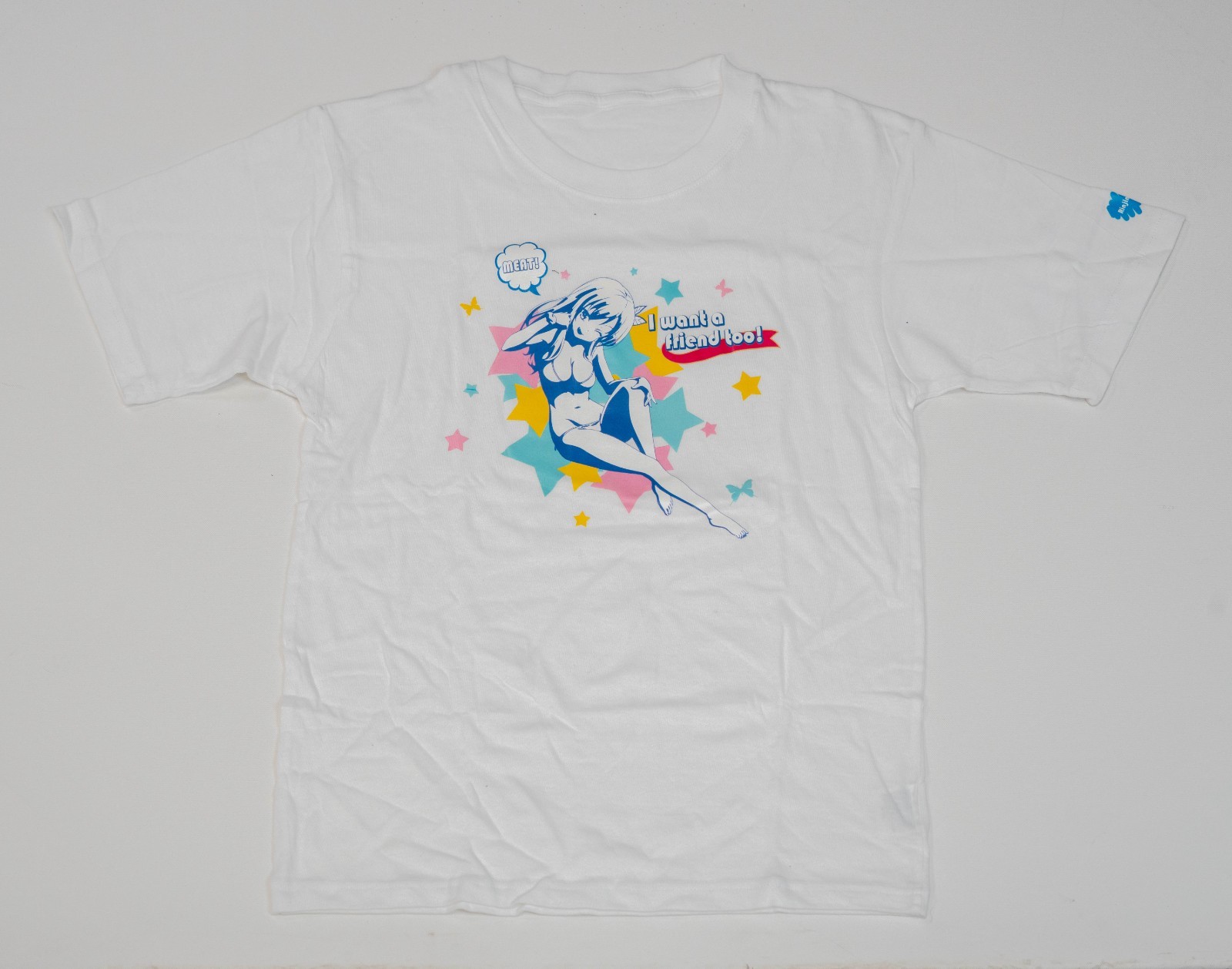 Vintage Boku wa Tomodachi Anime Hentai T-Shirt Men Sz M Haganai Hookups Y2K gallery