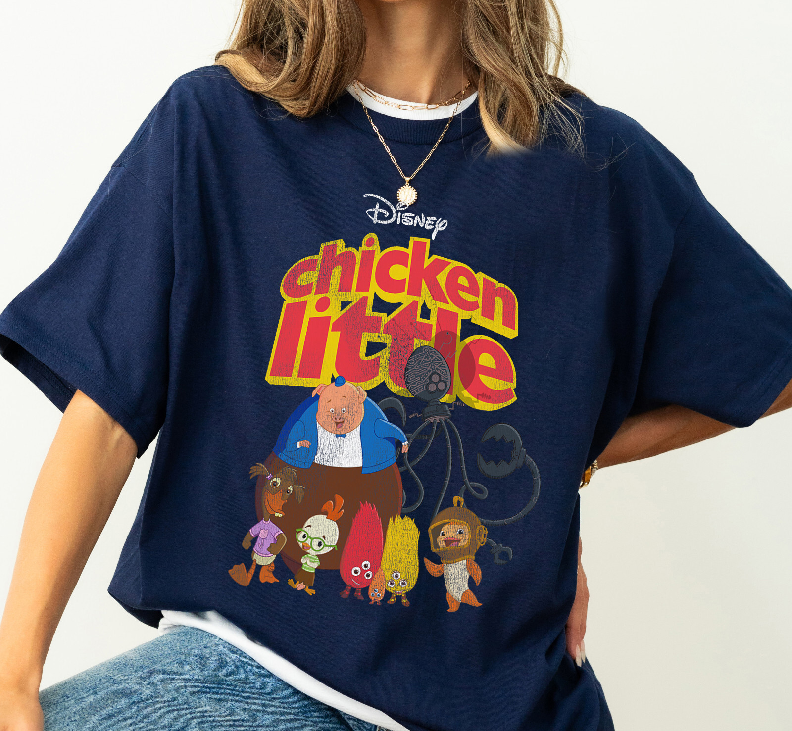 Disney Chicken Little Characters Retro Unisex Adult Kid Shirt 422108 gallery