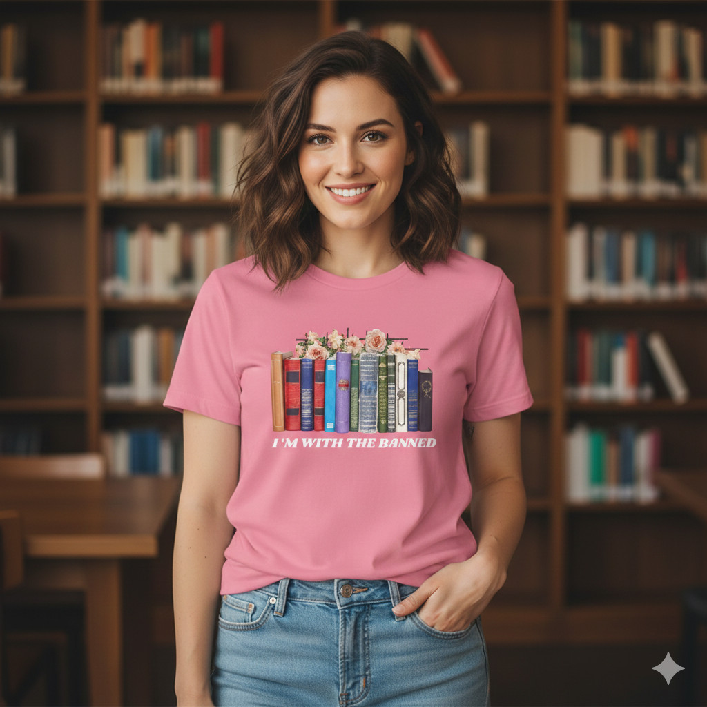 Books lover printed round neck short sleeve T-Shirt Unisex gallery