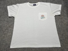 American Gear VINTAGE Single Stitch White embroidered Carnation Pocket Shirt XL