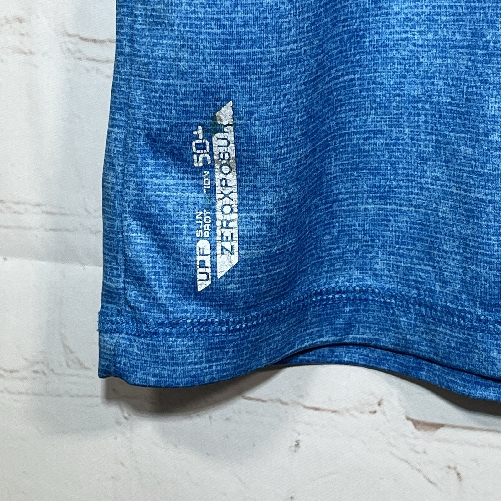 ZeroXposur Sun Protection Polyester T Shirt Mens Size XXL Blue Short Sleeve gallery