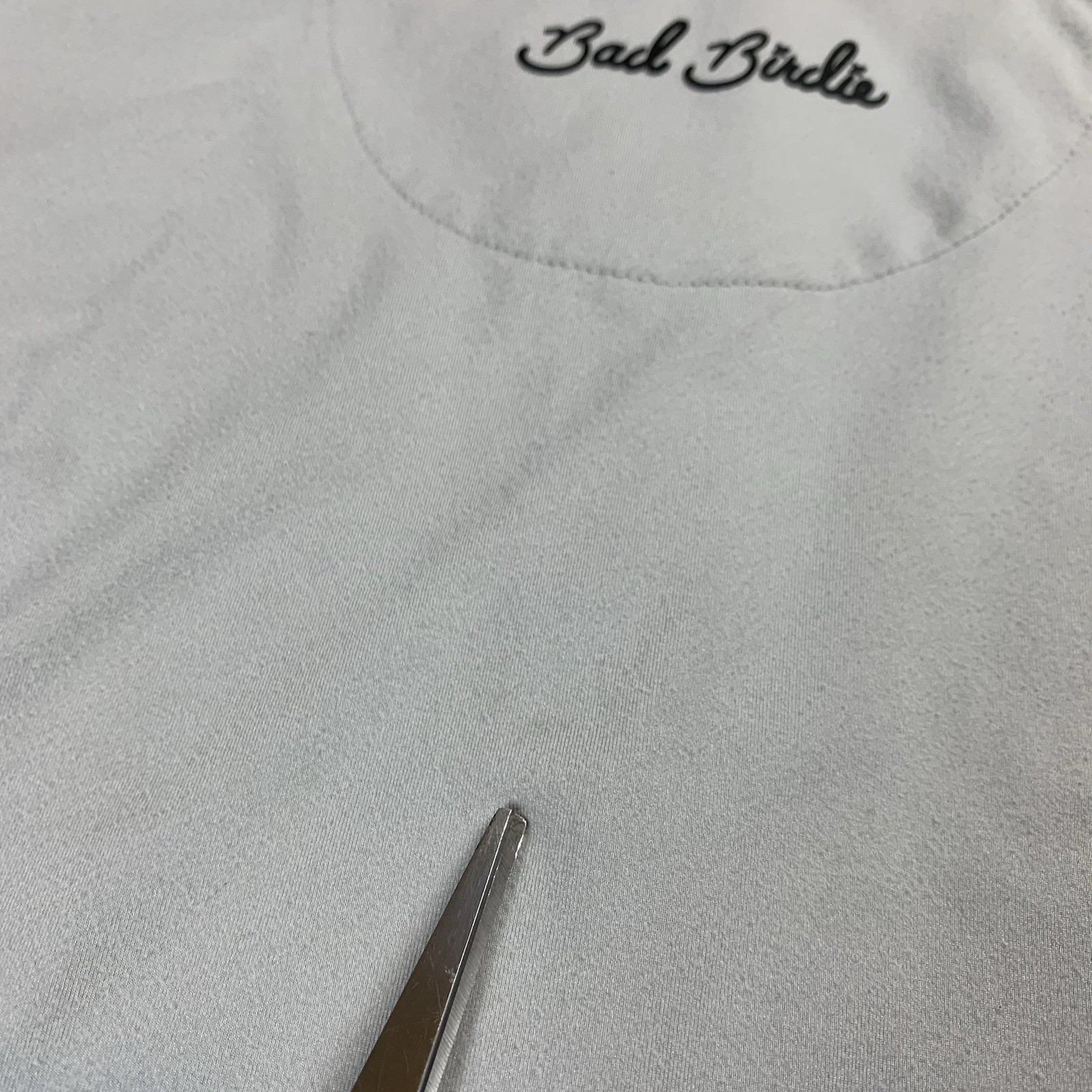 Bad Birdie 1/4 Zip Pullover Men's S Gray Stretch Performance Golf gallery