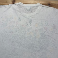 Vintage 90s Diamond Dust Leopard Glitter Streetwear Art Graphic T-Shirt Size 2XL