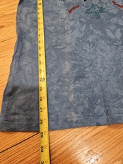 Vintage Andrea Bragg Single Stitch Blue Tie Dye Size Large