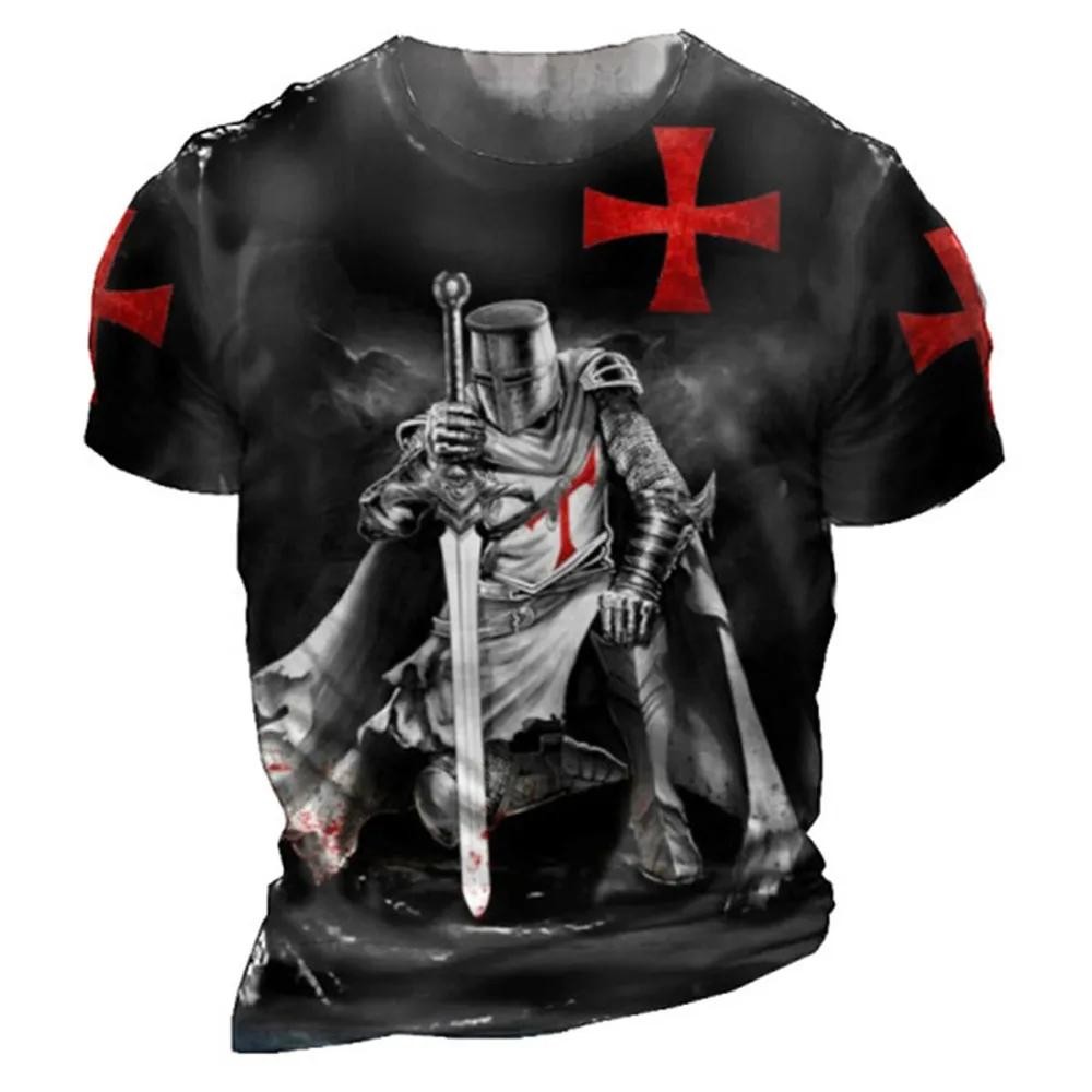 Knights Templar Graphic Tees Bold Crusader Designs, Quality Cotton Everyday Wear