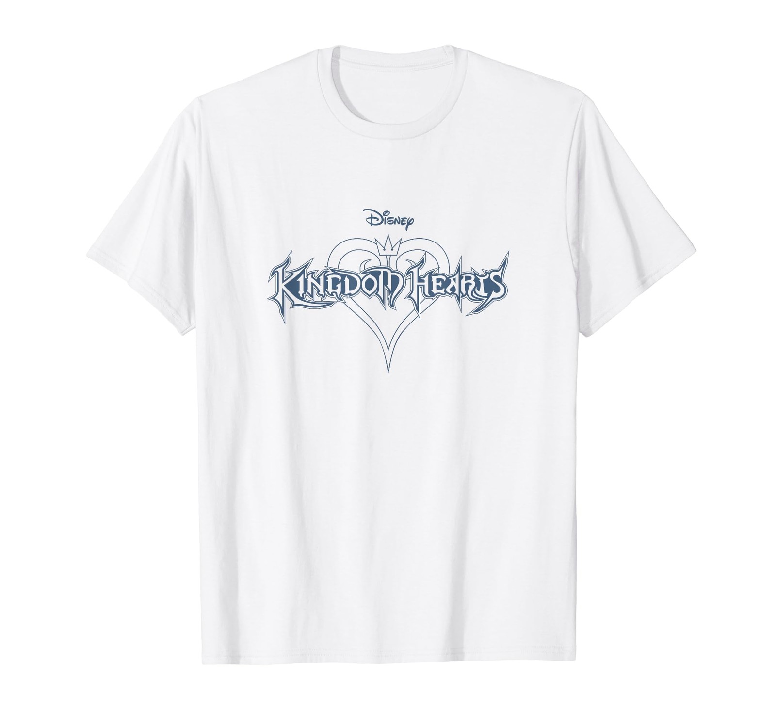 Kingdom Hearts Crown Hearts Logo T Shirt