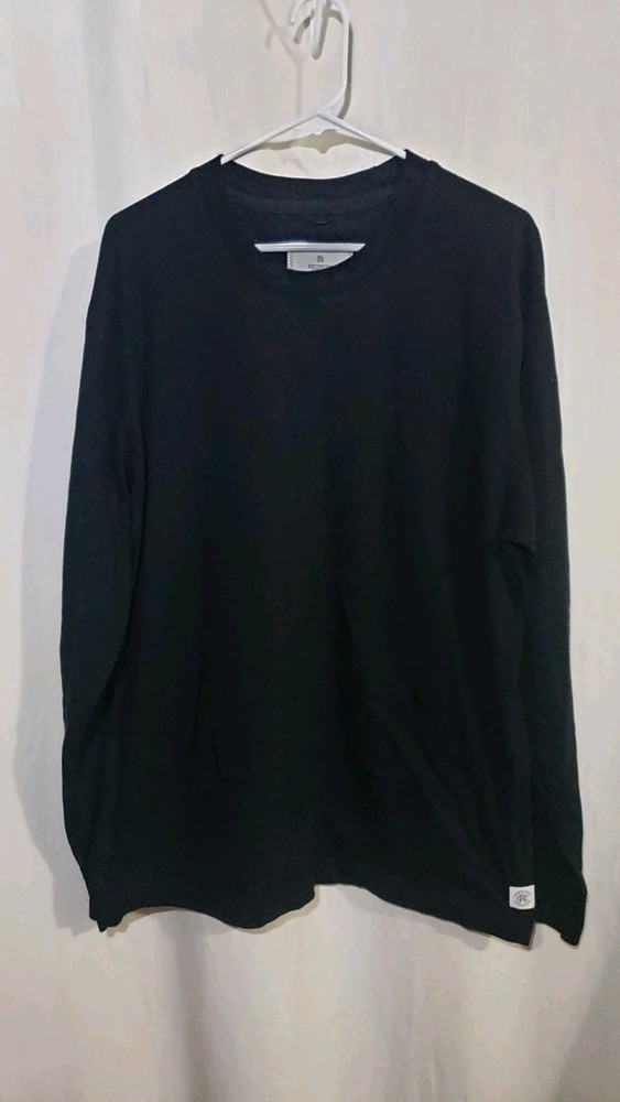 Reigning Champ Men’s Large Black Long Sleeve T-Shirt Made in Canada 100% Cotton