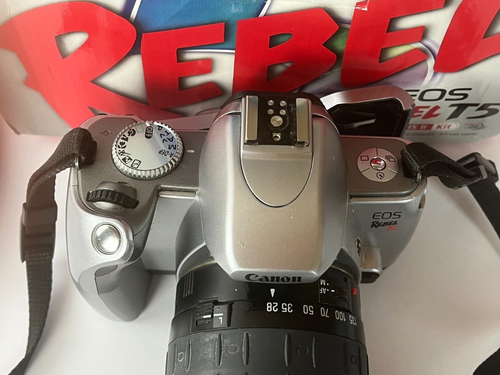 Canon Rebel EOS Ti with T5 Digital Camera Box Strap