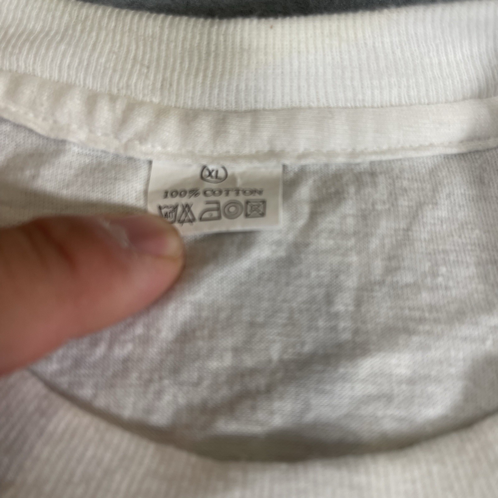 Vtg 80s Hong Kong Harbor Shirt Single Stitch Mens XL White Crew Neck Graphic Tee gallery
