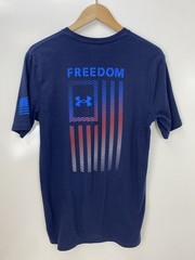 Under Armour Freedom Blue USA Flag Graphic Loose Tee Men S