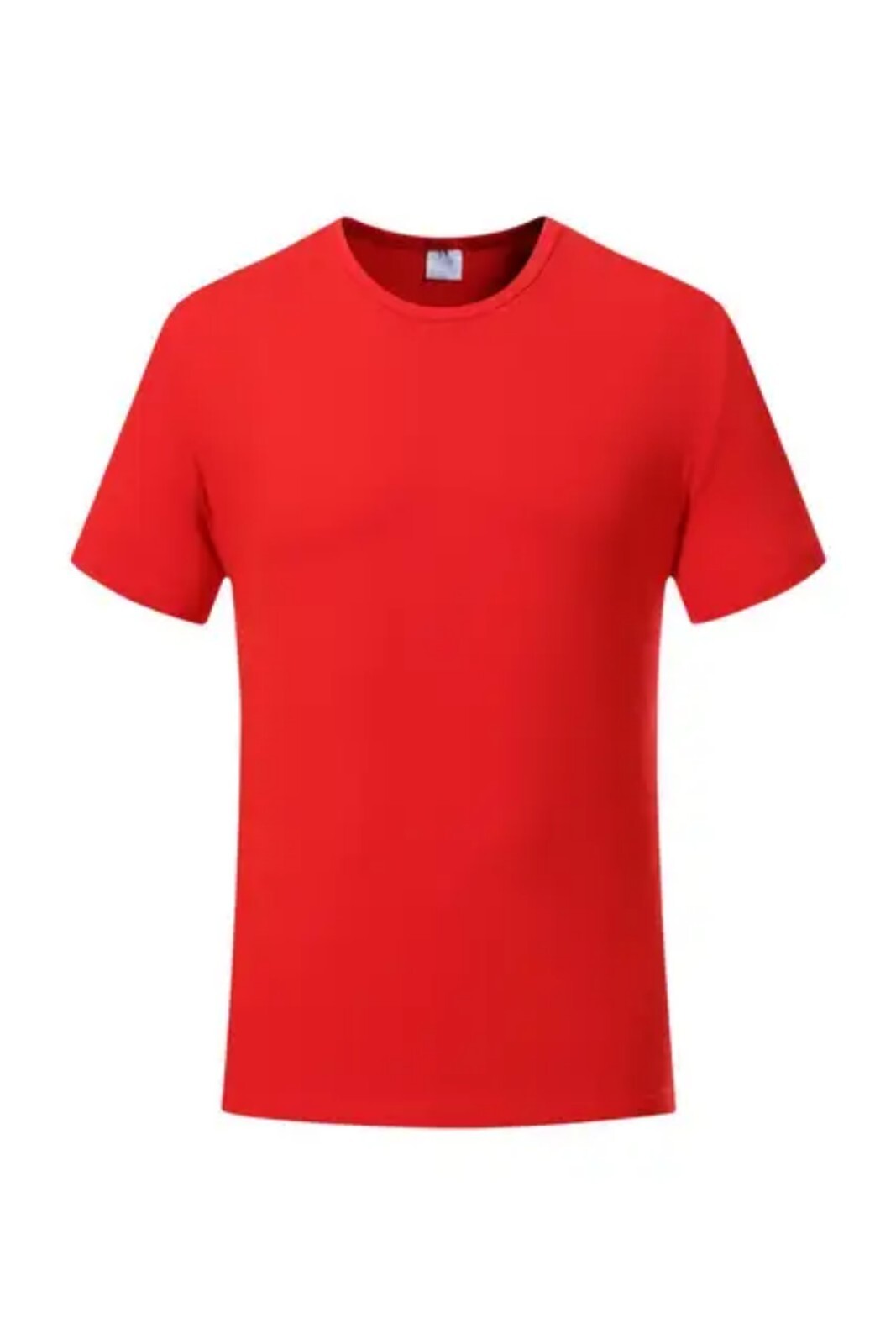Mens 100% Cotton Red T Shirts High Quality Soft And Breathable X-Large gallery