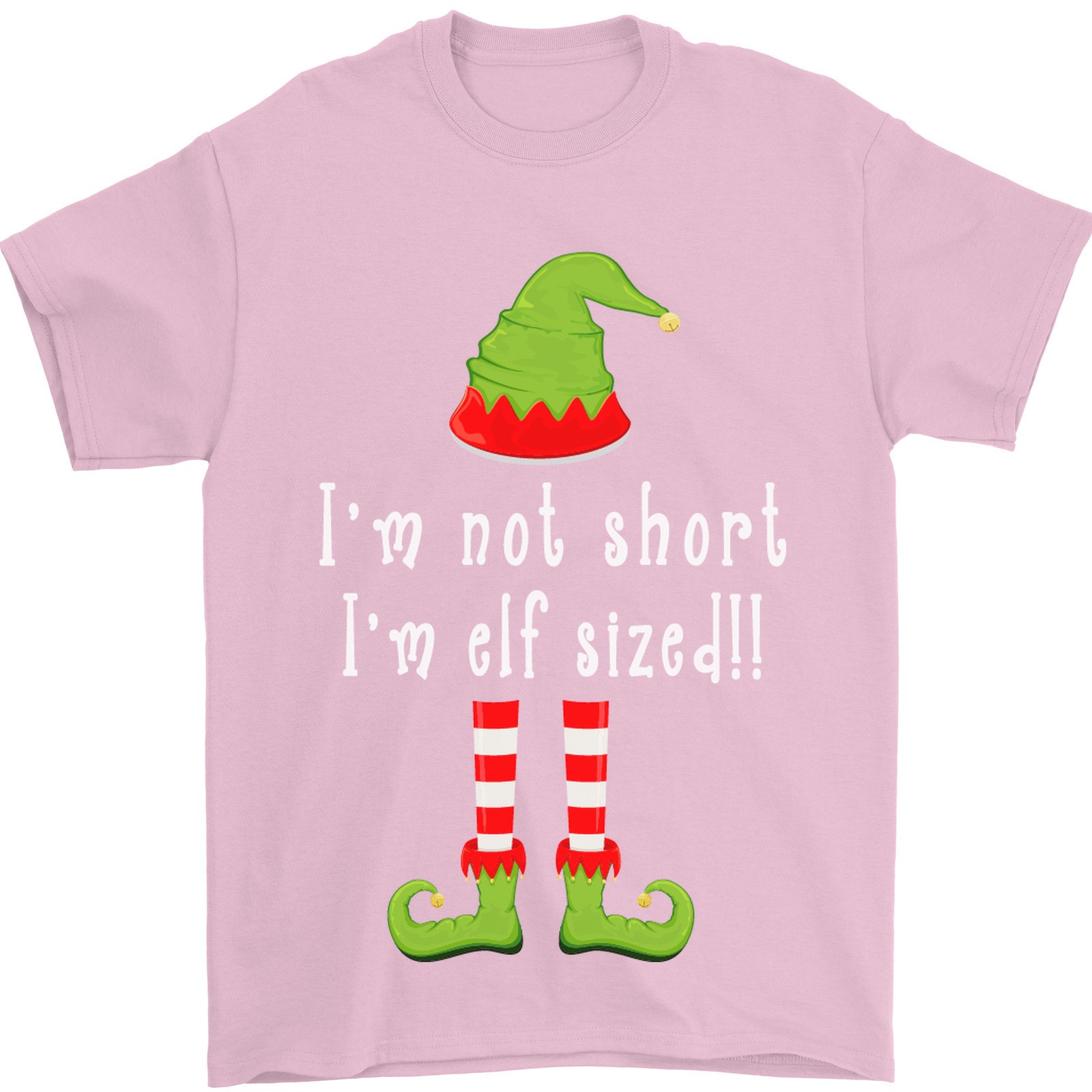 Im Not Short Im Elf Sized Funny Christmas Mens T-Shirt 100% Cotton gallery