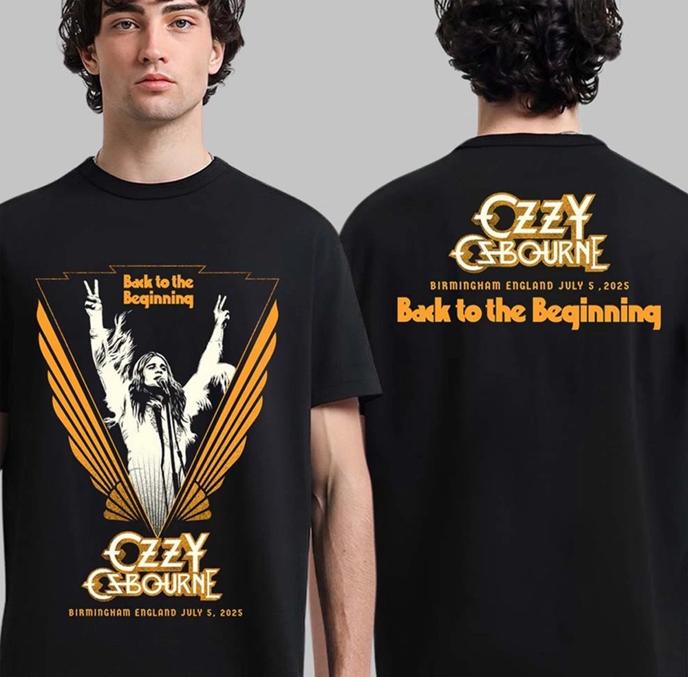“Black Sabbath, Ghost,Ozzy Osbourne Back To The Beginning 5 July 2025 T shirt “