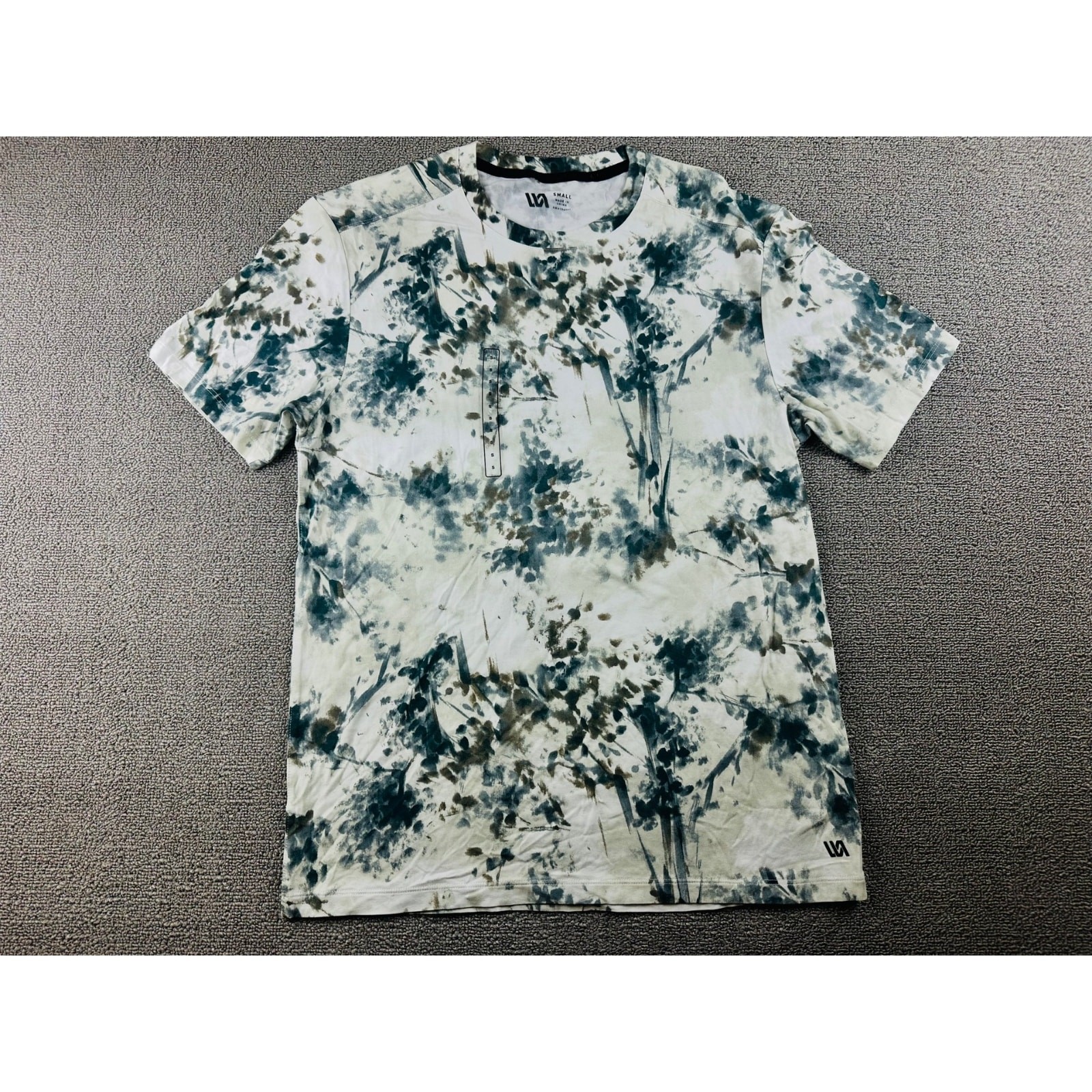 VRST T-Shirt S Multi Color Abstract Forest Print Outdoorsy Botanical Artistic gallery