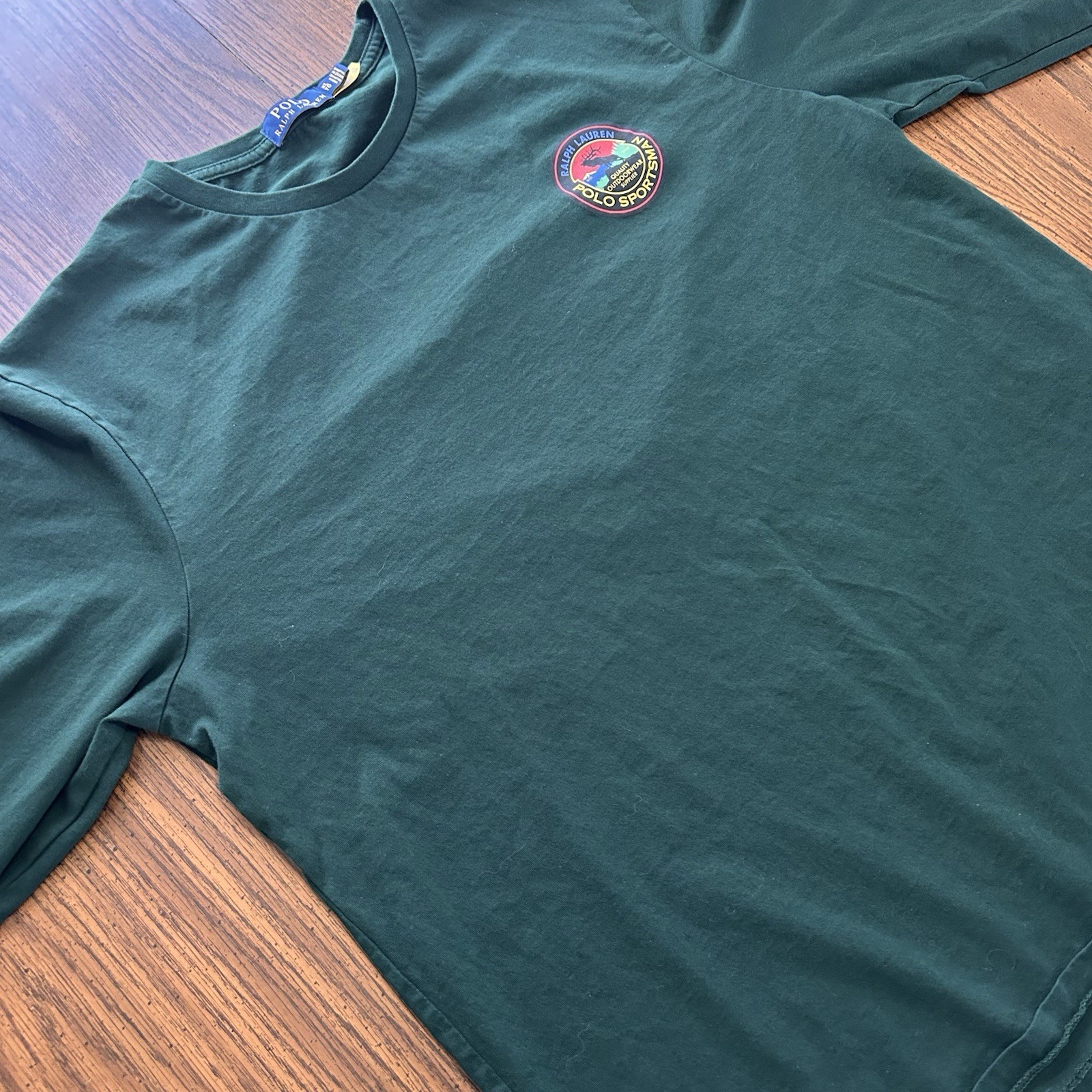 Polo Ralph Lauren Sportsman Terrain Wildlife Long Sleeve T-Shirt Mens Size XL gallery