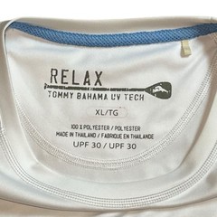 Tommy Bahama Relax Polyester Performance T-Shirt Mens Sz XL White Marlin Logo