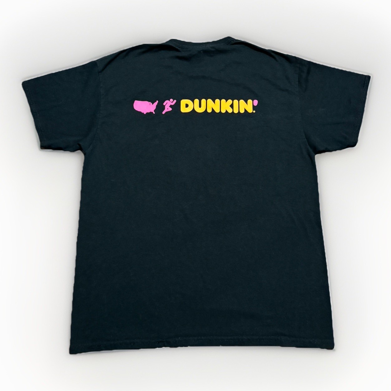 Dunkin Donuts Graphic T Shirt Mens Large Black Take Life One Cup At A Time Used gallery