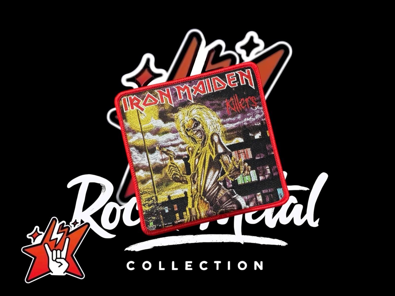 Iron Maiden Exclusiv Woven Patch Cover Album Metallica Judas Priest Saxon Dio gallery