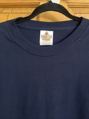 Diamond Star Men’s Heavyweight Cotton Navy XXXL T-Shirt