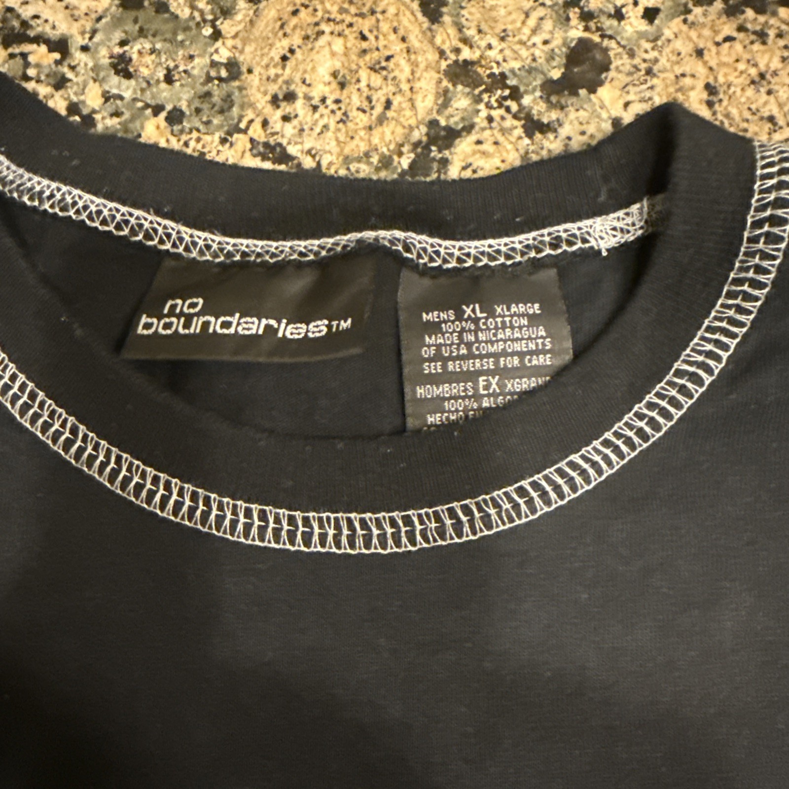 Vintage No Boundaries Non Stop Hip Hop Tee Streetwear Scratch Pad Black Cool gallery