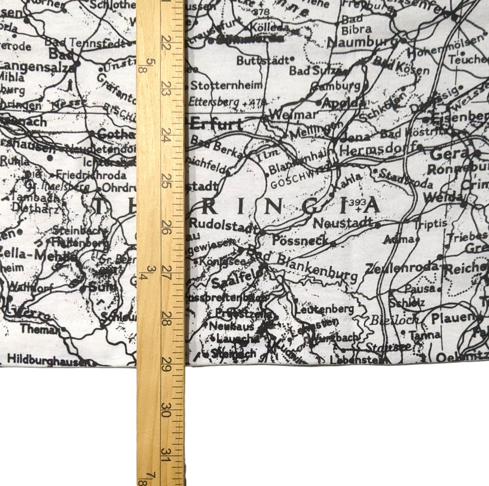 New Vintage Germany Map SCREEN STARS USA T Shirt XL All Over Print Puff Graphic gallery