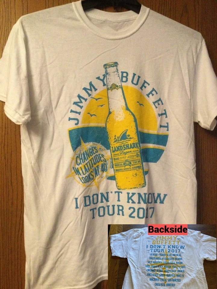 Jimmy Buffett I Dont Know Tour 2017 Shirt Short Sleeve White S-5XL gallery