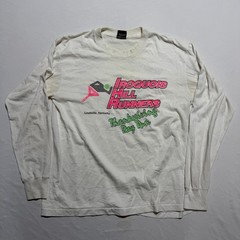 Screen Stars Best Thanksgiving Day Run Long Sleeve Tee L Neon Louisville KY USA