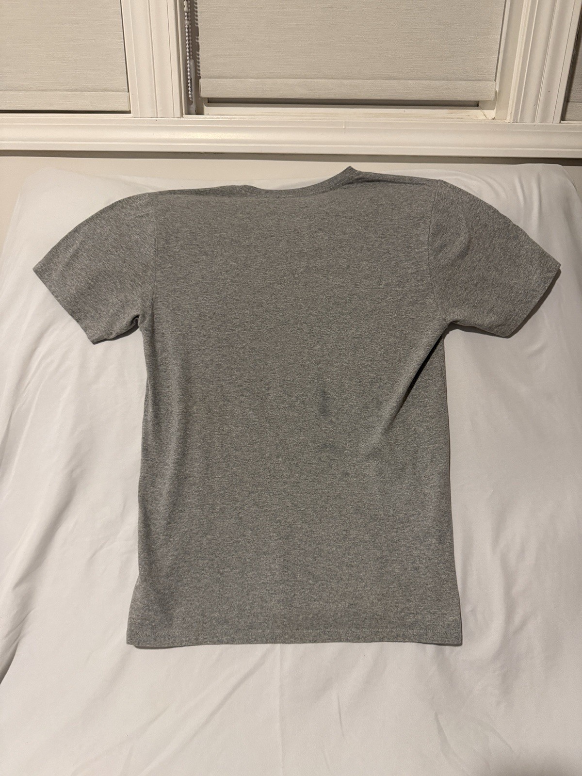 Hurley Gray Cotton Blend Knit Regular Fit Crew Neck Logo Graphic Tee Men's M gallery