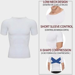 Men Slimming Body Shaper Vest Compression Shirt Gynecomastia Undershirt Tank Top