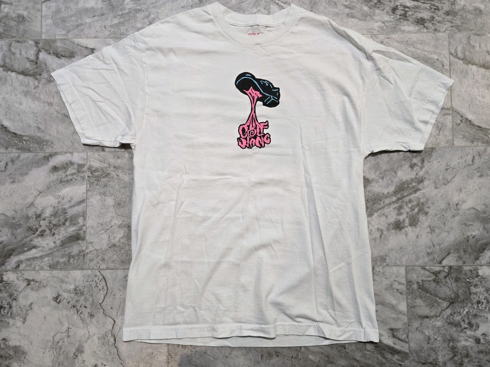 Golf Wang Bubble Gum Tee T-Shirt White Mens Sz Large gallery