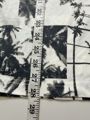 Original Use Palm Tree Graphic T-Shirt Black White XL Short Sleeve